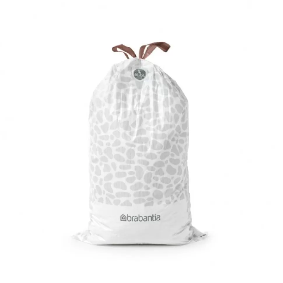 20 Pz Sacchetti Pattumiera Perfect Fit Mod.L 40-45Lt Bianchi>BRABANTIA Store