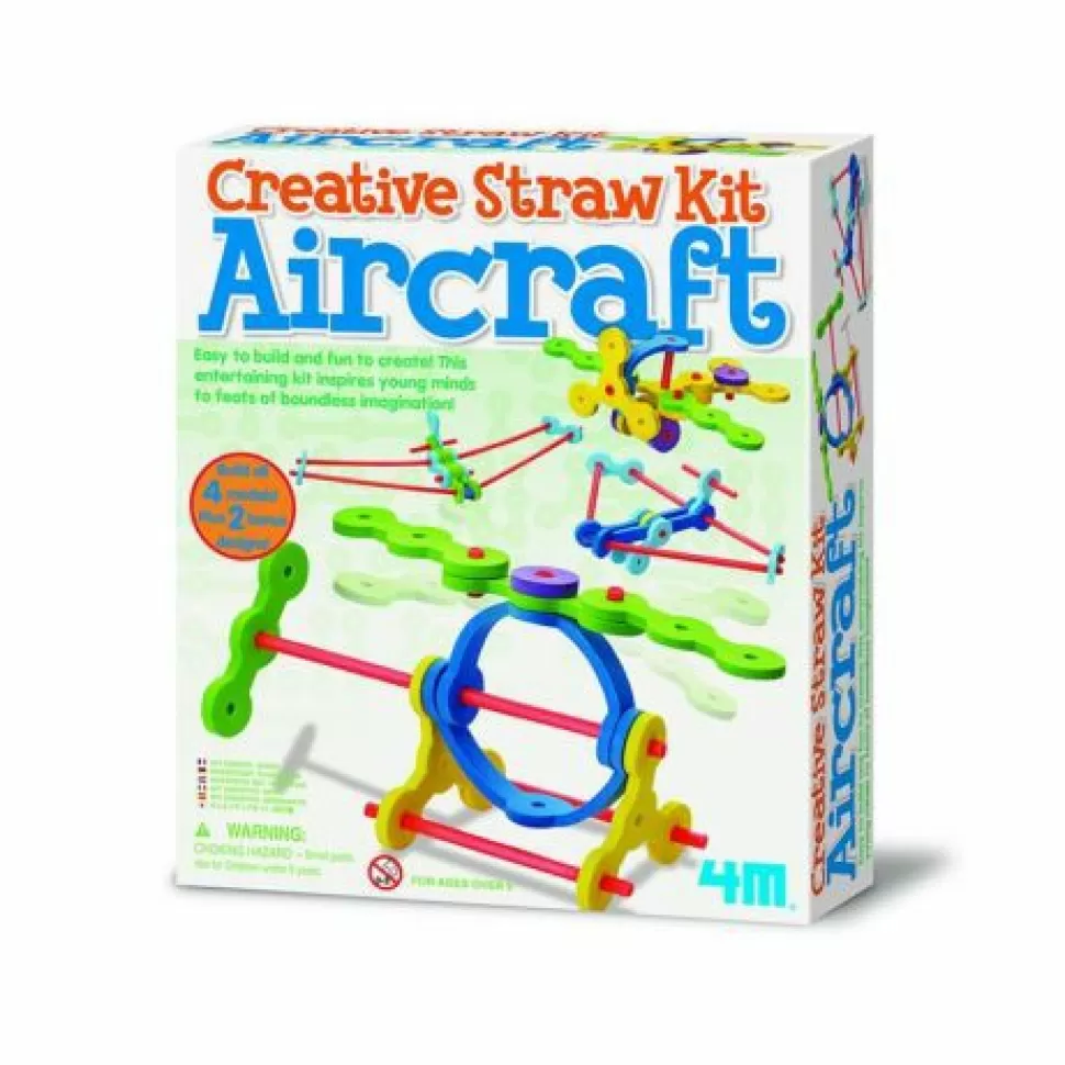 Kit Crea Aerei - Creative Strawkit Aircraft>4M Discount