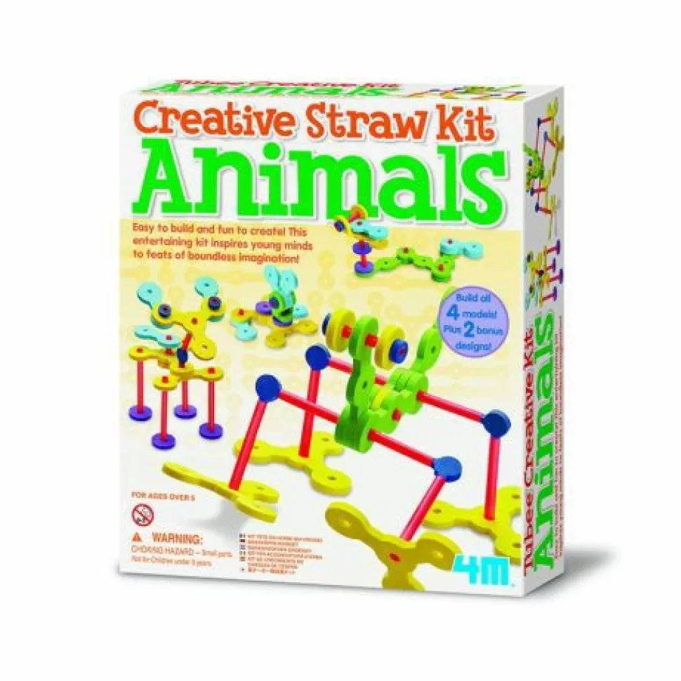 Kit Crea Animali - Creative Strawkit Animals>4M Outlet