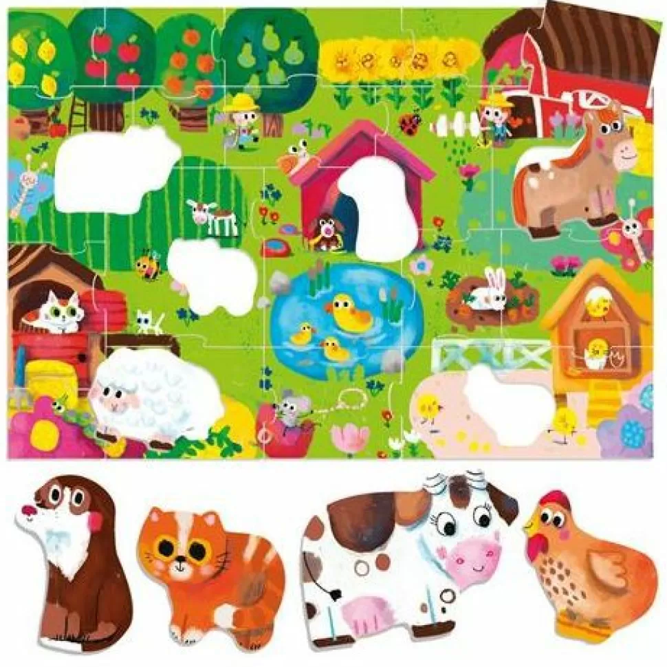 Shapes Puzzle Farm>ECOPLAY Online